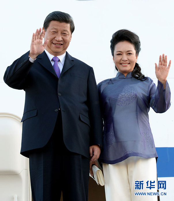 6月6日，中國國家主席習近平抵達美國加利福尼亞州，將於7日至8日在安納伯格莊園同奧巴馬總統舉行中美元首會晤。新華社記者 蘭紅光 攝 圖片來源：新華網