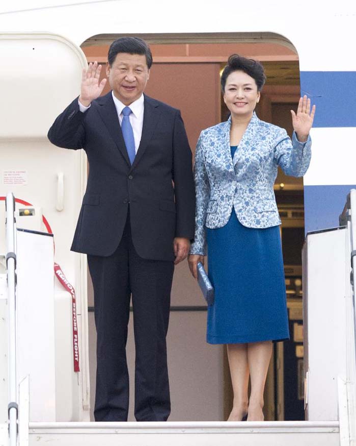10月3日，國家主席習近平抵達吉隆坡，開始對馬來西亞進行國事訪問。 新華社記者謝環馳攝 圖片來源：新華網
