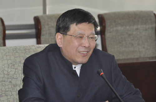 民建中央副主席、北京市政協副主席、民建北京市委主委王永慶(人民網記者閆妍攝)
