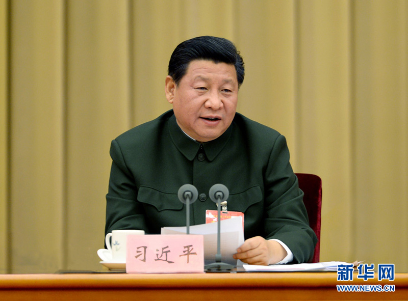 12月3日至4日，全軍裝備工作會議在北京召開。中共中央總書記、國家主席、中央軍委主席習近平在會上發表重要講話。 新華社記者李剛攝