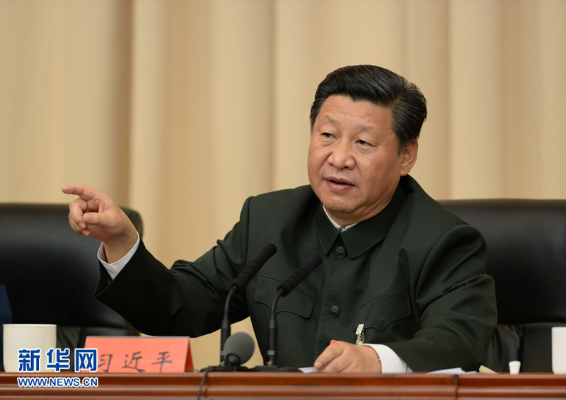 2014年10月31日，習近平出席全軍政治工作會議並發表重要講話。李剛攝