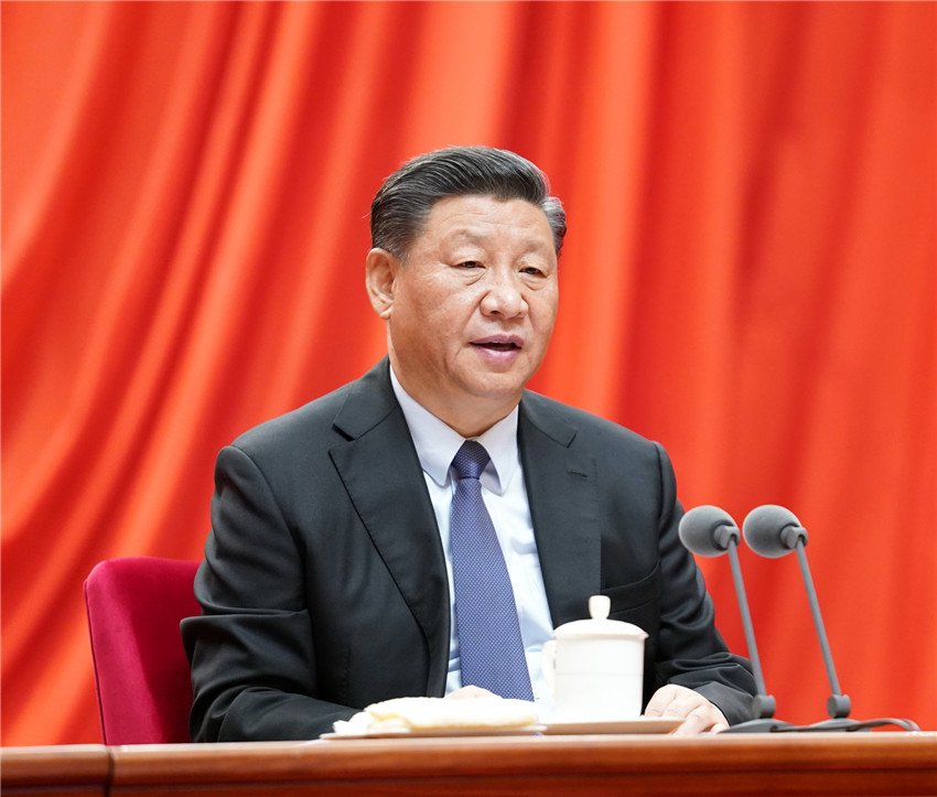 1月13日，中共中央總書記、國家主席、中央軍委主席習近平在中國共產黨第十九屆中央紀律檢查委員會第四次全體會議上發表重要講話。新華社記者 黃敬文 攝