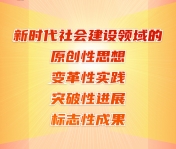 新時代社會建設                                          “人民對美好生活的向往，就是我們的奮斗目標?！?#13;                    