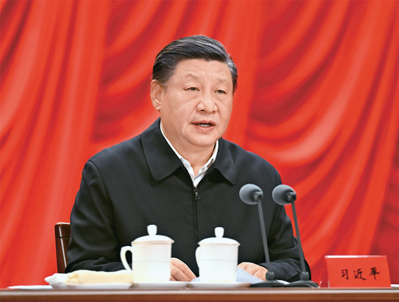 2023年2月7日，新進中央委員會的委員、候補委員和省部級主要領導干部學習貫徹習近平新時代中國特色社會主義思想和黨的二十大精神研討班在中央黨校（國家行政學院）開班。中共中央總書記、國家主席、中央軍委主席習近平在開班式上發表重要講話。 新華社記者 李學仁/攝