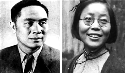 歌曲《我們是共產主義接班人》作詞人周郁輝（左）作曲人寄明（右）。 資料圖片