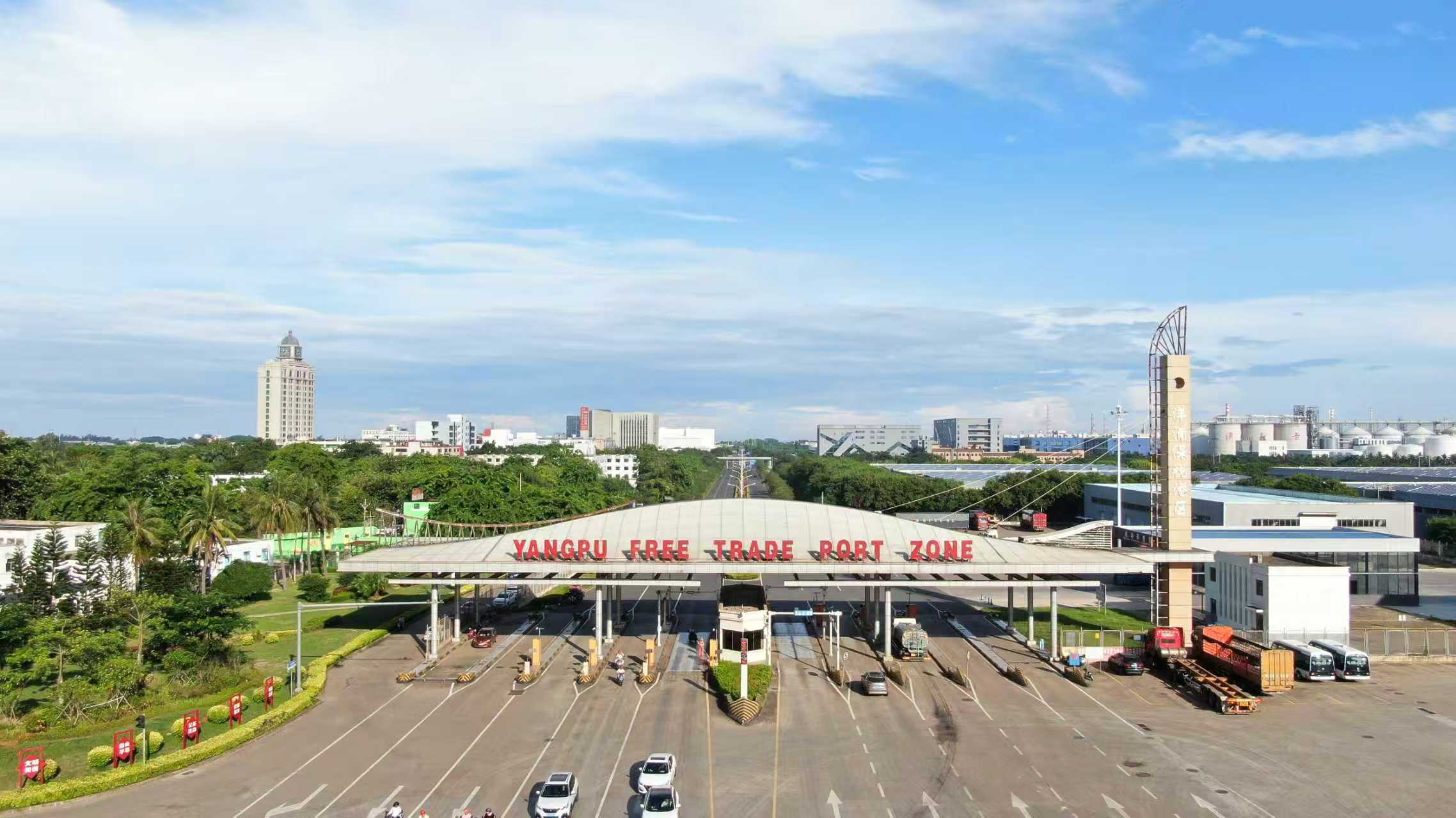 洋浦保稅港區。人民網記者 符武平攝